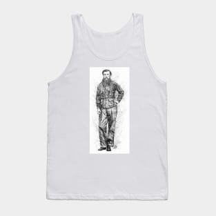 JOHN HANNING SPEKE pencil portrait .1 Tank Top